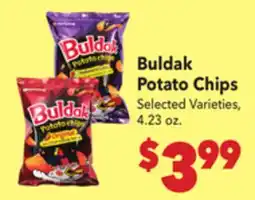 Vallarta Supermarkets Buldak Potato Chips offer