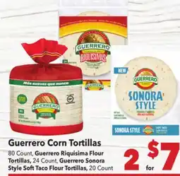 Vallarta Supermarkets Guerrero Corn Tortillas offer