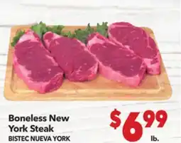 Vallarta Supermarkets Boneless New York Steak / BISTEC NUEVA YORK offer