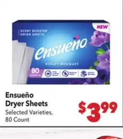 Vallarta Supermarkets Ensueño Dryer Sheets offer