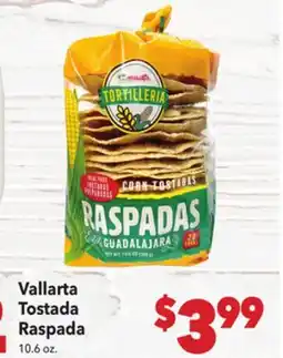 Vallarta Supermarkets Vallarta Tostada Raspada offer