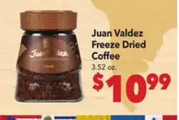 Vallarta Supermarkets Juan Valdez Freeze Dried Coffee offer