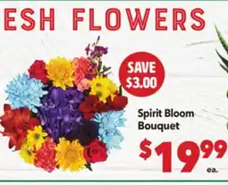 Vallarta Supermarkets Spirit Bloom Bouquet offer