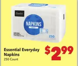Vallarta Supermarkets Essential Everyday Napkins offer