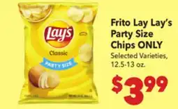 Vallarta Supermarkets Frito Lay Lay's Party Size Chips offer