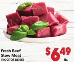 Vallarta Supermarkets Fresh Beef Stew Meat/TROCITOS DE RES offer