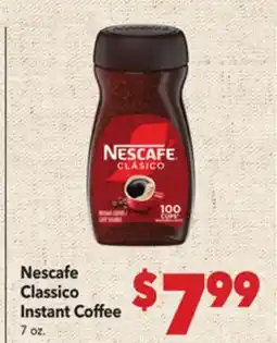Vallarta Supermarkets Nescafe Classico Instant Coffee offer