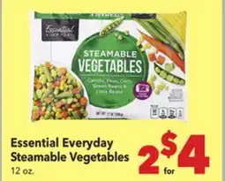 Vallarta Supermarkets Essential Everyday Steamable Vegetables offer