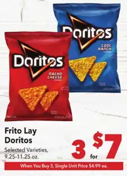 Vallarta Supermarkets Frito Lay Doritos offer