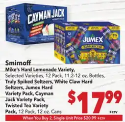 Vallarta Supermarkets Smirnoff offer