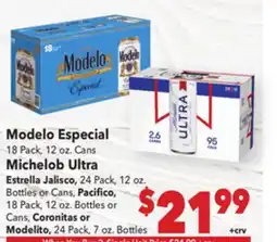 Vallarta Supermarkets Modelo Especial offer