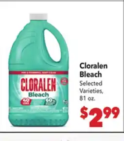 Vallarta Supermarkets Cloralen Bleach offer