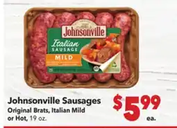 Vallarta Supermarkets Johnsonville Sausages offer