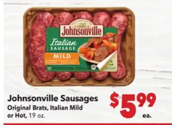 Vallarta Supermarkets Johnsonville Sausages offer