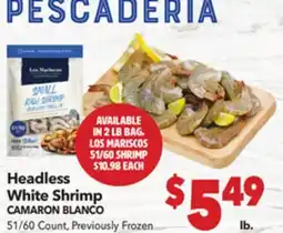Vallarta Supermarkets Headless White Shrimp / CAMARON BLANCO offer