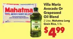 Vallarta Supermarkets Villa Maria Avocado Or Grapeseed Oil Blend offer