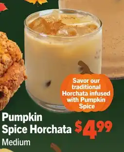 Vallarta Supermarkets Pumpkin Spice Horchata offer