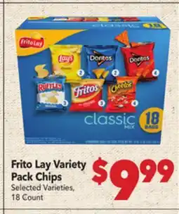 Vallarta Supermarkets Frito Lay Variety Pack Chips offer