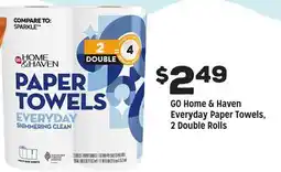 Grocery Outlet GO Home & Haven Everyday Paper Towels offer