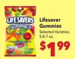 Vallarta Supermarkets Lifesaver Gummies offer