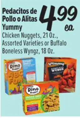 El Super Yummy Chicken Nuggets, 21 Oz. or Buffalo Boneless Wyngz, 18 Oz offer