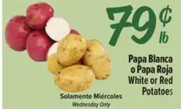 El Super White or Red Potatoes offer