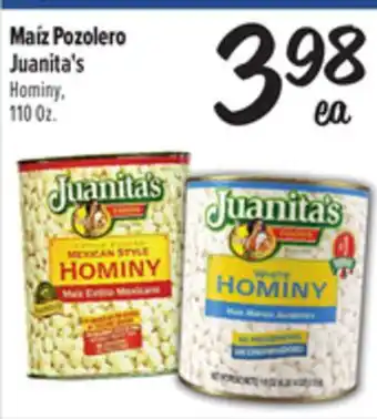 El Super Juanita's Hominy offer