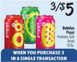 El Super Poppi Prebiotic Soft Drink offer