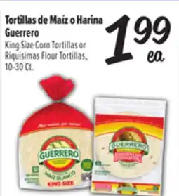 El Super King Size Corn Tortillas or offer