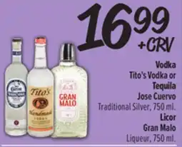 El Super Tito's Vodka or Tequila offer