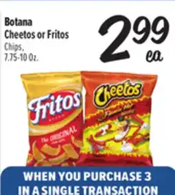 El Super Cheetos or Fritos Chips offer