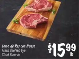 El Super Fresh Beef Rib Eye Steak offer