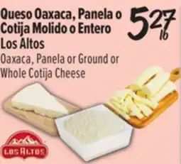 El Super Ground or Whole Cotija Cheese offer