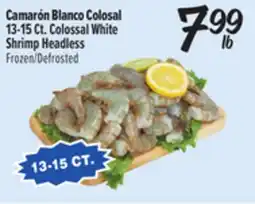 El Super Colossal White Shrimp Headless offer