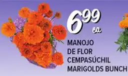 El Super MANOJO DE FLOR CEMPASÚCHIL MARIGOLDS BUNCH offer