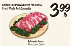El Super Fresh Whole Pork Spareribs offer