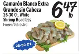 El Super 26-30Ct. White Shrimp Headless offer
