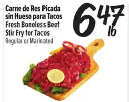 El Super Fresh Boneless Beef Stir Fry for Tacos offer