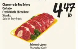 El Super Fresh Whole Sliced Beef Shanks offer