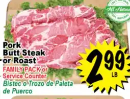 Superior Grocers Pork Butt Steak or Roast offer