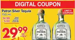 Superior Grocers Patron Silver Tequila offer