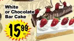 Superior Grocers White or Chocolate Bar Cake offer