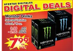 Superior Grocers Monster Drinks offer