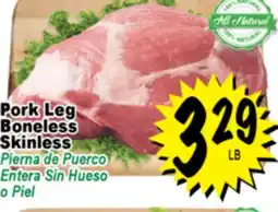 Superior Grocers Pork Leg Boneless Skinless offer