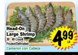 Superior Grocers Head-On Large Shrimp offer
