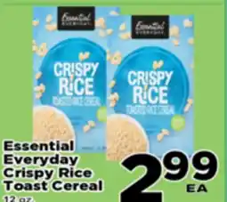 Superior Grocers Essential Everyday Crispy Rice Toast Cereal offer