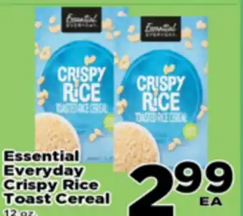 Superior Grocers Essential Everyday Crispy Rice Toast Cereal offer