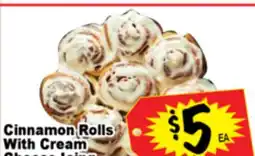Superior Grocers Cinnamon Rolls With Cream Cheese Icing offer