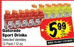 Superior Grocers Gatorade Sport Drinks offer