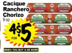 Superior Grocers Cacique Ranchero Chorizo offer